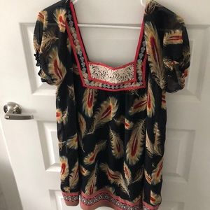 Peacock feather dress!